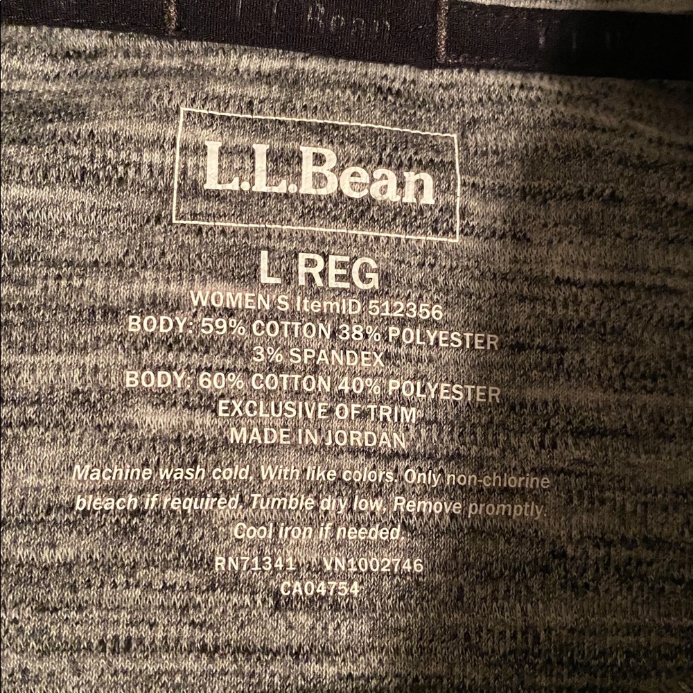 L.L. Bean Heathered Gray Cowl-Neck Pullover - Picture 7 of 15